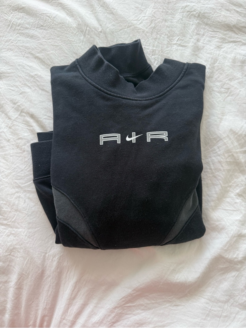 Nike Black Crewneck Sweatshirt with AIR Logo